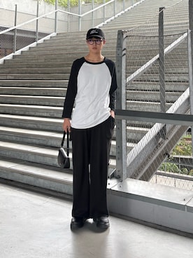 「Fear of God Los Angeles（フィアーオブゴッドロサンゼルス）のアイテム」を使った、hitoyoshi さん（メンズ・172cm）の秋コーディネート