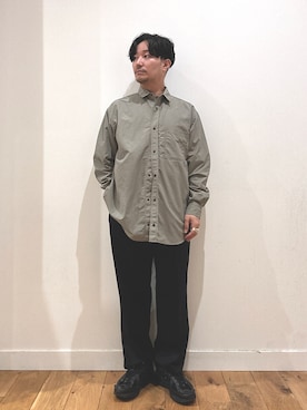 「アイテム（シャツ/ブラウス）」を使った、KYOHEI NOMOTOさん（メンズ・173cm・30代）の夏コーディネート