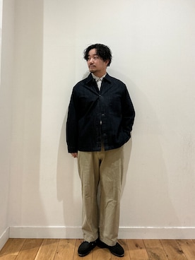 「marka（マーカ）のアイテム」を使った、nomotoさん（メンズ・173cm）の春コーディネート