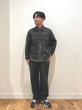 「アイテム（デニムジャケット）」を使った、KYOHEI NOMOTOさん（メンズ・173cm・30代）の夏コーディネート