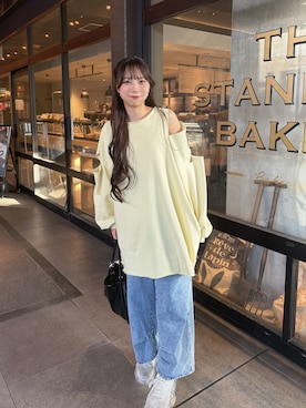 「grounds（グラウンズ）のアイテム」を使った、Risaさん（レディース・158cm）の冬コーディネート