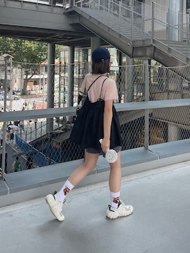 「LIAN（リアン）のアイテム（キャミソール）」を使った、amianeeyさん（レディース・158cm）の春コーディネート