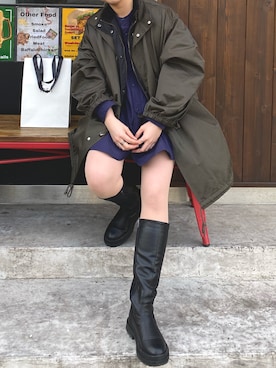 amianeeyさん（レディース・158cm）の冬コーディネート