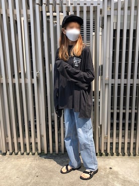 「無（ム）のアイテム」を使った、SuYuさん（レディース・167cm）の夏コーディネート