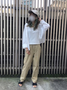 「無（ム）のアイテム」を使った、SuYuさん（レディース・167cm）の夏コーディネート