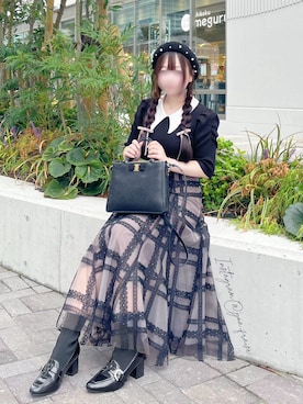 yua♡Instagramメインさん（骨格ストレート・レディース・150cm）の秋コーディネート