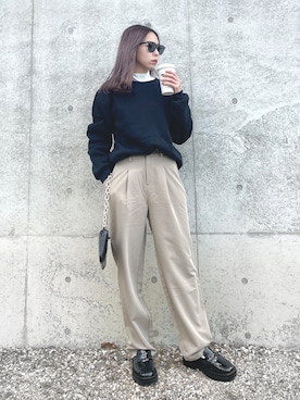 Momoさん(レディース・153cm)の冬コーディネート