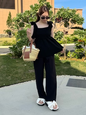 Momoさん（レディース・153cm）の夏コーディネート