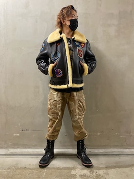 ブーツを使った 冬コーデ のメンズ人気ファッションコーディネート Wear