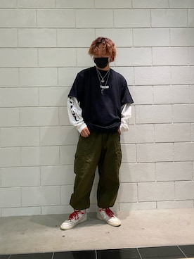 れーやさん（メンズ・176cm）の夏コーディネート