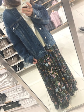 「MHL.（エムエイチエル）のMHL ALL STAR（スニーカー）」を使った、Yukaさん（レディース・152cm）の春コーディネート