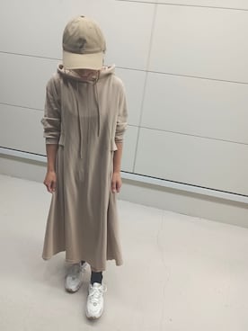 「GRL」｜「アイテム（ワンピース）」を使った、Yukaさん（レディース・152cm）の春コーディネート