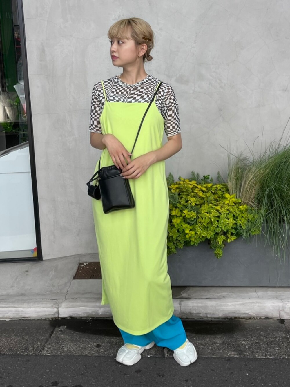 「大人カジュアル、春服コーデ、シンプルコーデ、休日コーデ、カジュアルコーデ、プチプラ、春コーデ」｜「JEANASISのアイテム（トップス、ブラック系）」を使った、Otsuguさん（レディース・158cm）の春コーディネートの1枚目の写真