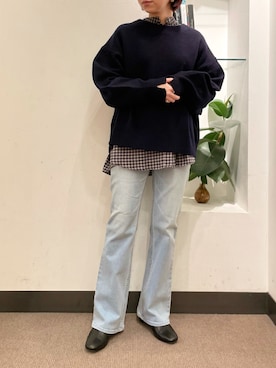 ホンダ マユさん(レディース・152cm)の秋コーディネート