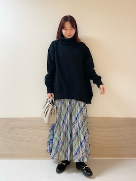 ホンダ マユさん（レディース・152cm）の春コーディネート