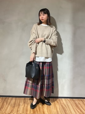 ホンダ マユさん（レディース・152cm）の秋コーディネート