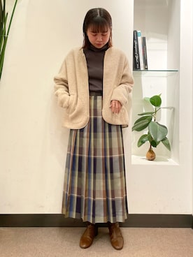 ホンダ マユさん(レディース・152cm)の秋コーディネート