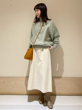 ホンダ マユさん(レディース・152cm)の冬コーディネート