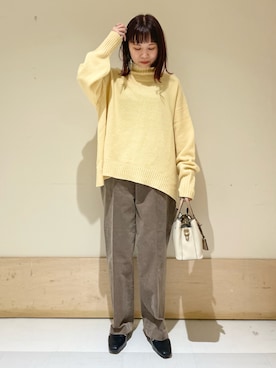 ホンダ マユさん(レディース・152cm)の冬コーディネート