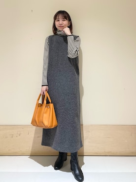 ホンダ マユさん（レディース・152cm）の冬コーディネート