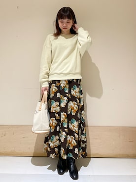 ホンダ マユさん（レディース・152cm）の冬コーディネート