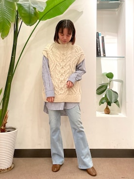 ホンダ マユさん（レディース・152cm）の秋コーディネート