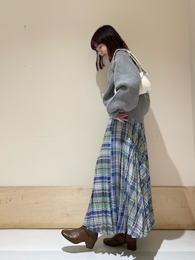 ホンダ マユさん（レディース・152cm）の冬コーディネート