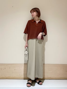 ホンダ マユさん(レディース・152cm)の春コーディネート