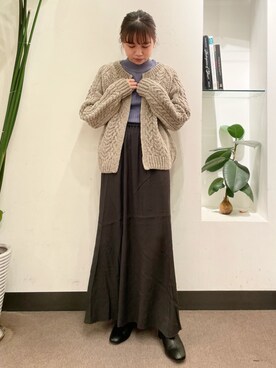 ホンダ マユさん（レディース・152cm）の秋コーディネート