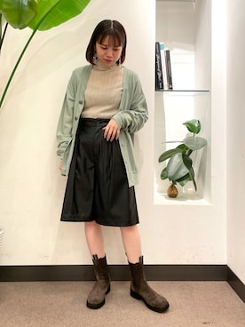 ホンダ マユさん（レディース・152cm）の秋コーディネート