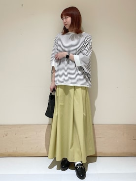 ホンダ マユさん(レディース・152cm)の春コーディネート