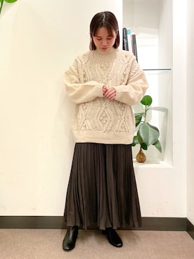 ホンダ マユさん（レディース・152cm）の秋コーディネート