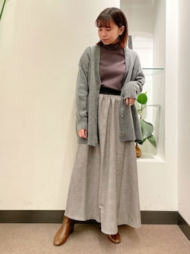 ホンダ マユさん(レディース・152cm)の秋コーディネート