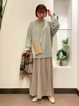 ホンダ マユさん（レディース・152cm）の冬コーディネート