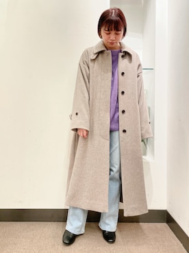 「かぐれ（カグレ）のアイテム（その他アウター）」を使った、ホンダ マユさん（レディース・152cm）の秋コーディネート