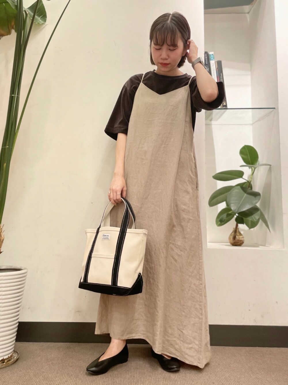 URBAN RESEARCH DOORS（アーバンリサーチドアーズ）の「リネンキャミ