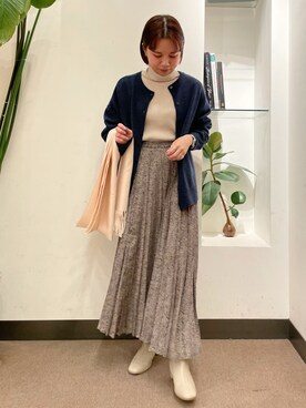 ホンダ マユさん(レディース・152cm)の冬コーディネート