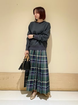 「URBAN RESEARCH DOORS」｜ホンダ マユさん（レディース・152cm）の秋コーディネート