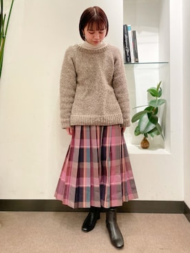 ホンダ マユさん(レディース・152cm)の秋コーディネート