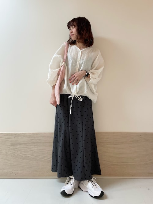 URBAN RESEARCH DOORS リネンドロストドルマンブラウス URBAN RESEARCH