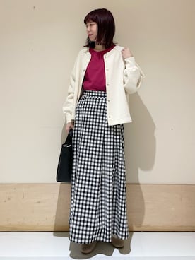 ホンダ マユさん(レディース・152cm)の春コーディネート