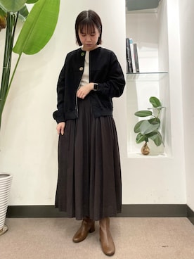 ホンダ マユさん(レディース・152cm)の秋コーディネート