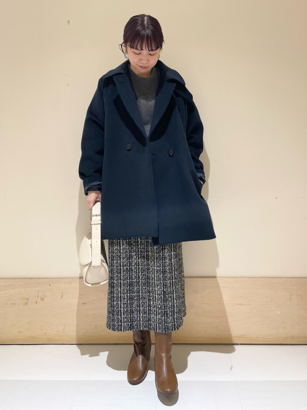【DOORS】『URTECH』ミドル丈コート URBAN RESEARCH DOORS『URTECH』ミドル丈コートNAVY 新品タグ付