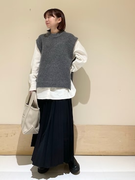 「URBAN RESEARCH DOORS」｜ホンダ マユさん（レディース・152cm）の秋コーディネート