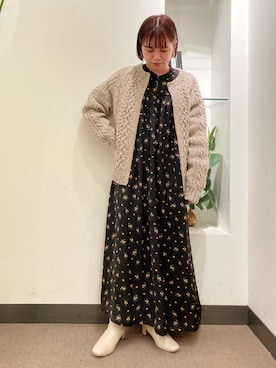 ホンダ マユさん（レディース・152cm）の冬コーディネート