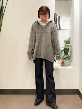ホンダ マユさん(レディース・152cm)の冬コーディネート