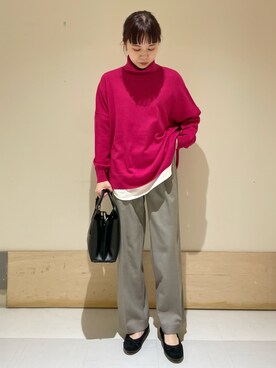 ホンダ マユさん（レディース・152cm）の冬コーディネート