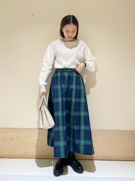 ホンダ マユさん(レディース・152cm)の秋コーディネート