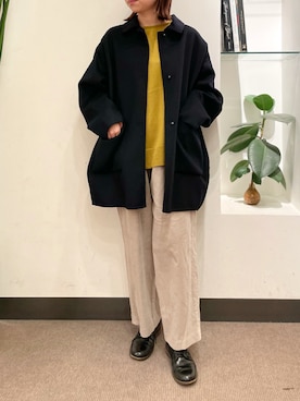 「かぐれ（カグレ）のアイテム（その他アウター）」を使った、ホンダ マユさん（レディース・152cm）の秋コーディネート