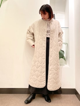 「かぐれ（カグレ）のアイテム（その他アウター）」を使った、ホンダ マユさん（レディース・152cm）の秋コーディネート